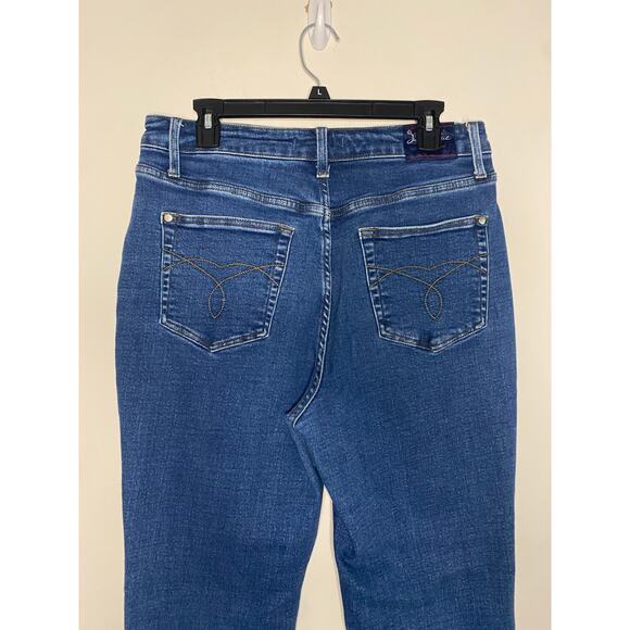 Judy Blue High Rise Straight Leg Dark Blue Jeans Classic Size 14W Plus Size - Picture 8 of 16